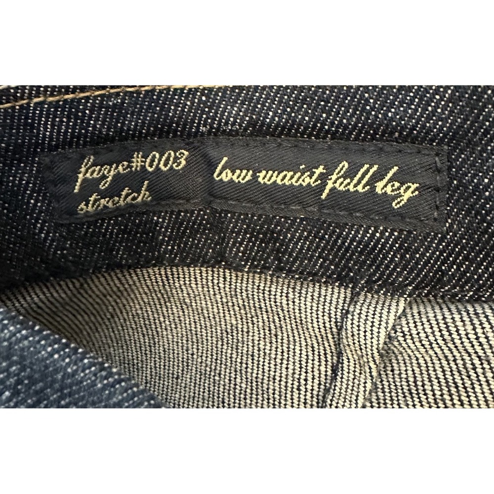 Citizens Of Humanity Faye Stretch Low Waist Full Wide Leg Flare Jeans 27 x 30 - Picture 3 of 11
